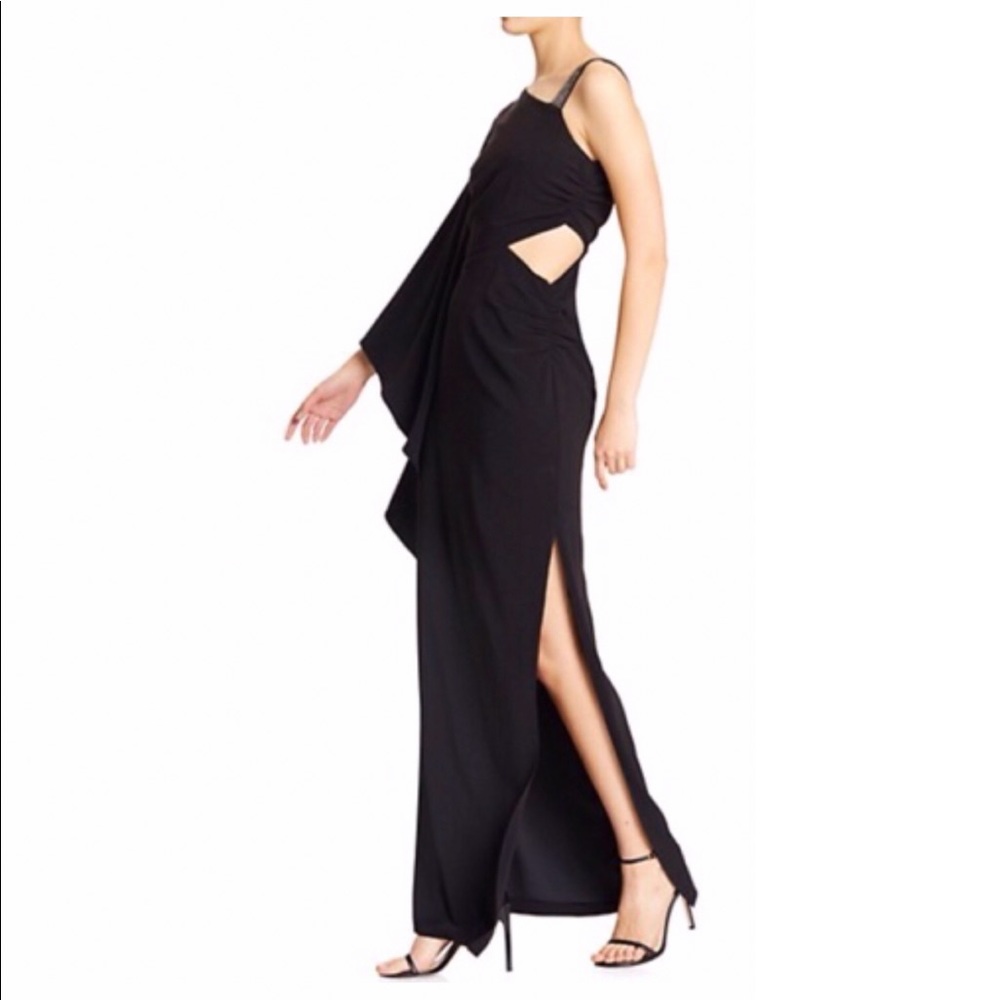 Halston Cutout Gown - Picture 3 of 10